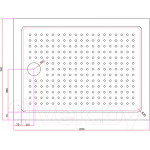 Душевой поддон Cezares Tray-A-AH-120/90-15-W0