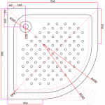 Душевой поддон Cezares Tray-A-R-90-550-15-W-W0