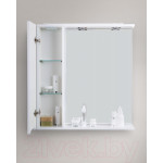 Шкаф с зеркалом для ванной BelBagno Marino-SPC-700/750-1A-BL-P-L