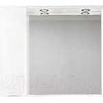 Шкаф с зеркалом для ванной BelBagno Marino-SPC-900/750-1A-BL-P-L