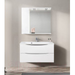 Шкаф с зеркалом для ванной BelBagno Marino-SPC-900/750-1A-BL-P-L