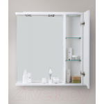 Шкаф с зеркалом для ванной BelBagno Marino-SPC-900/750-1A-BL-P-R