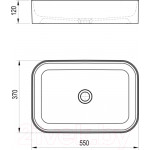 Умывальник Ravak Ceramic 55 R / XJX01155002