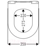 Унитаз напольный Roca Dama Senso Compacto 734151B000 + 342518000 + ZRU9302991