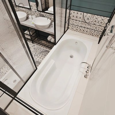 Ванна акриловая Alba Spa Arabella 170x75