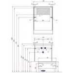 Тумба под умывальник Акватон Капри 60