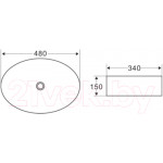 Умывальник BelBagno BB1085