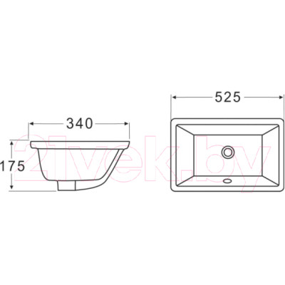 Умывальник BelBagno BB1009