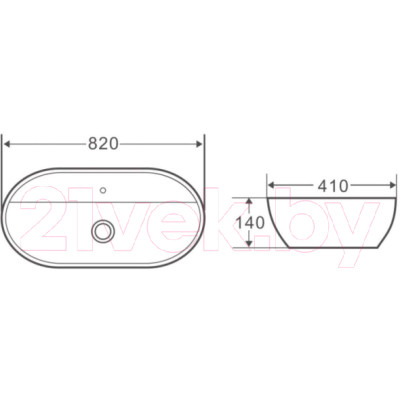 Умывальник BelBagno BB1347