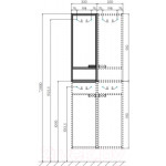 Шкаф-полупенал для ванной Акватон Флай L