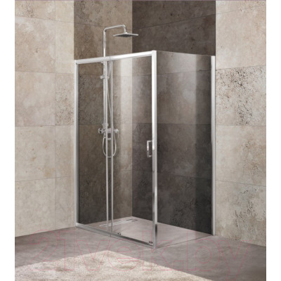 Душевой уголок BelBagno UNIQUE-AH-1-100/115-80-C-Cr