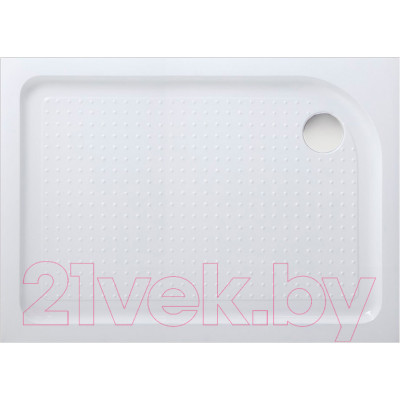 Душевой поддон BelBagno TRAY-BB-AH-100/80-15-W-R