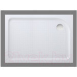 Душевой поддон BelBagno TRAY-BB-AH-100/80-15-W-R