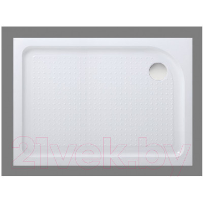 Душевой поддон BelBagno TRAY-BB-AH-100/80-15-W-R