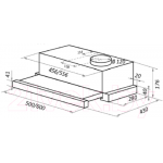 Вытяжка телескопическая HOMSair Flat 50