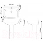 Умывальник Sanita Luxe Next 60 / NXTSLWB01