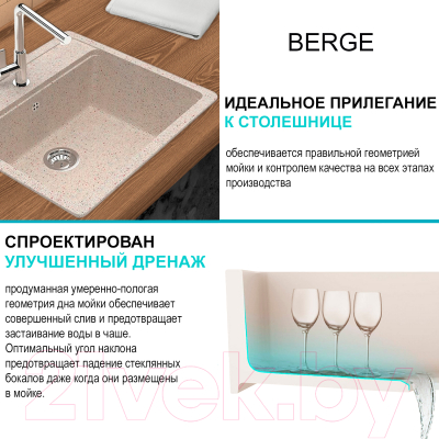 Мойка кухонная Berge BR-5750