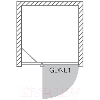 Душевая дверь Roth Elegant Line GDNL1/120