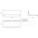 Полка для ванной Bemeta Niva 101102365