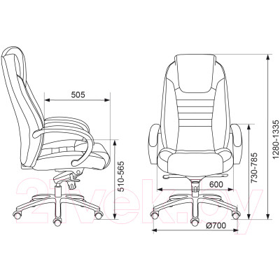 Кресло офисное Бюрократ T-9923SL