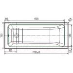 Ванна чугунная Универсал Оптима-У 170x70