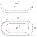 Ванна акриловая Aquanet Delight 170x78