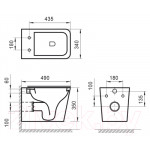 Унитаз подвесной BelBagno BB520CHR