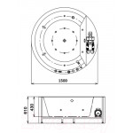 Ванна акриловая Gemy G9230 K