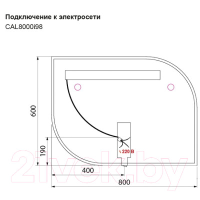 Зеркало IDDIS Calipso CAL8000i98