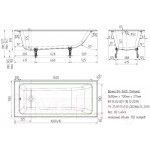 Ванна чугунная Универсал Оптима-У 160х70