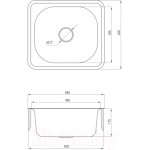 Мойка кухонная Deante Doppio ZEN 0103