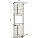 Шкаф-пенал кухонный Интерлиния Компо ПШД-№5-2145