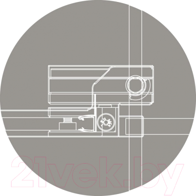 Душевой уголок Cezares SLIDER-R-2-90/100-C-NERO