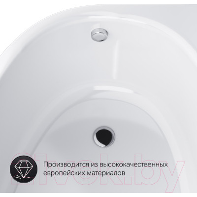 Ванна акриловая AM.PM Like R W80A-170R110W-A