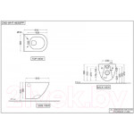 Унитаз подвесной Jaquar Continental CNS-WHT-963SPP