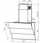 Вытяжка наклонная Lex Rio GS 60 / CHTI000371