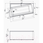 Ванна акриловая 1Марка Direct 170x100 R