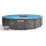 Каркасный бассейн Intex Greywood Prism Frame Premuim / 26742NP