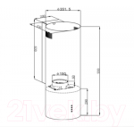 Вытяжка коробчатая HOMSair Art 1050WL 35