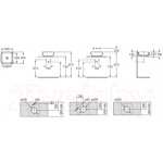 Умывальник Roca Урбан 40x40 / 32765S00U
