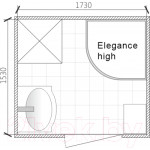 Душевая кабина Domani-Spa Elegance / DS01E99HACl10