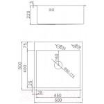 Мойка кухонная Gerhans K35050B