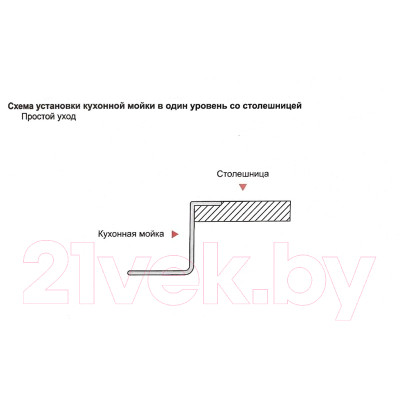 Мойка кухонная Gerhans K36045