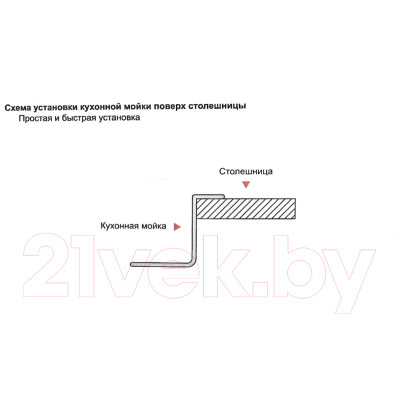 Мойка кухонная Gerhans K36050