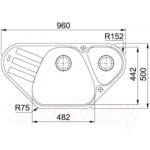 Мойка кухонная Franke AZG 661-E