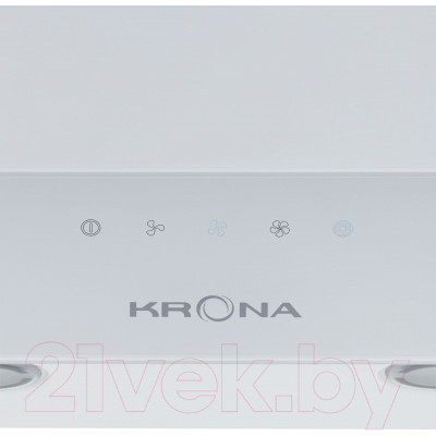 Вытяжка наклонная Krona Helga 600 White S / КА-00001302