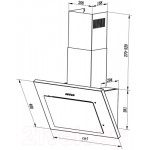 Вытяжка наклонная Lex Mika GS 60 / CHTI000358