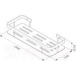 Полка для ванной AM.PM Sense L A7453100