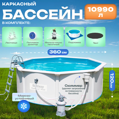 Каркасный бассейн Bestway Hydrium 56574