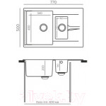 Мойка кухонная Polygran BRIG-770